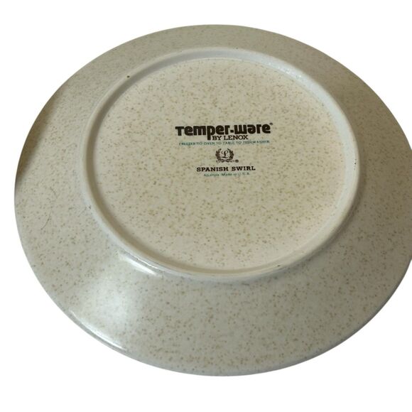 Lenox Temper-ware‎ Spanish Swirl 6.5” Bread Butter Plates 1970’s Set of 2 - Picture 5 of 8